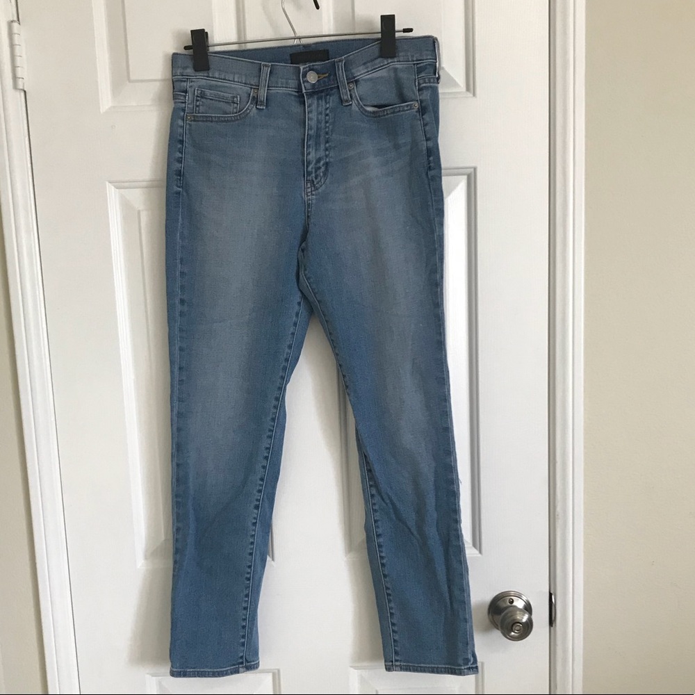 Uniqlo high rise cigarette jeans sz26